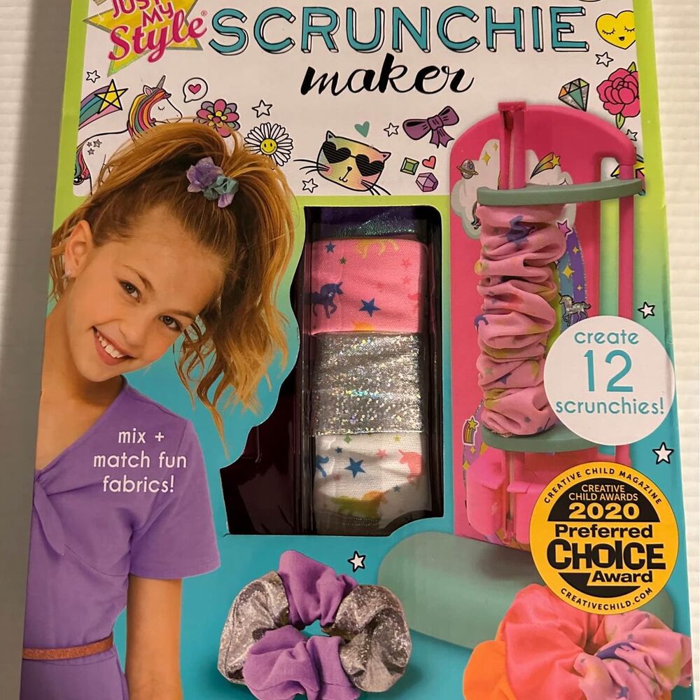 NEW Just My Style D.I.Y. Scrunchie Maker Craft Kit